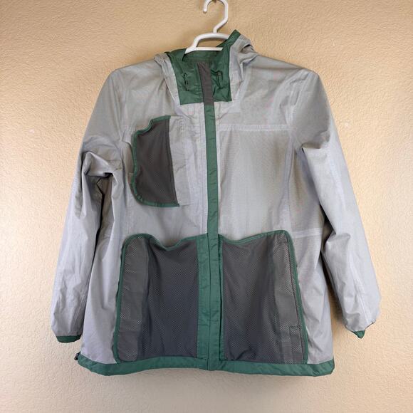 L.L. Bean Coat Womens Plus Size 1X Trail Model Rain Jacket Outdoor Camping - Picture 3 of 8